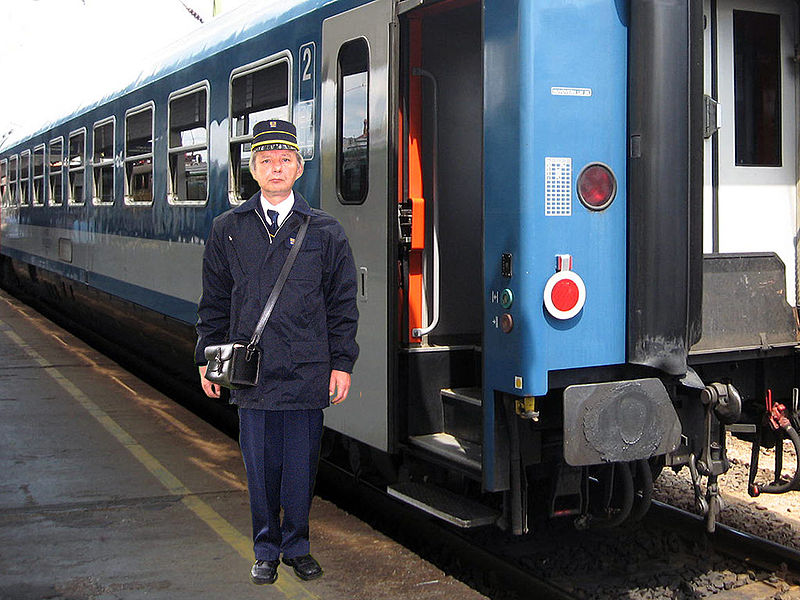 Kalauz, vasúti dolgozók