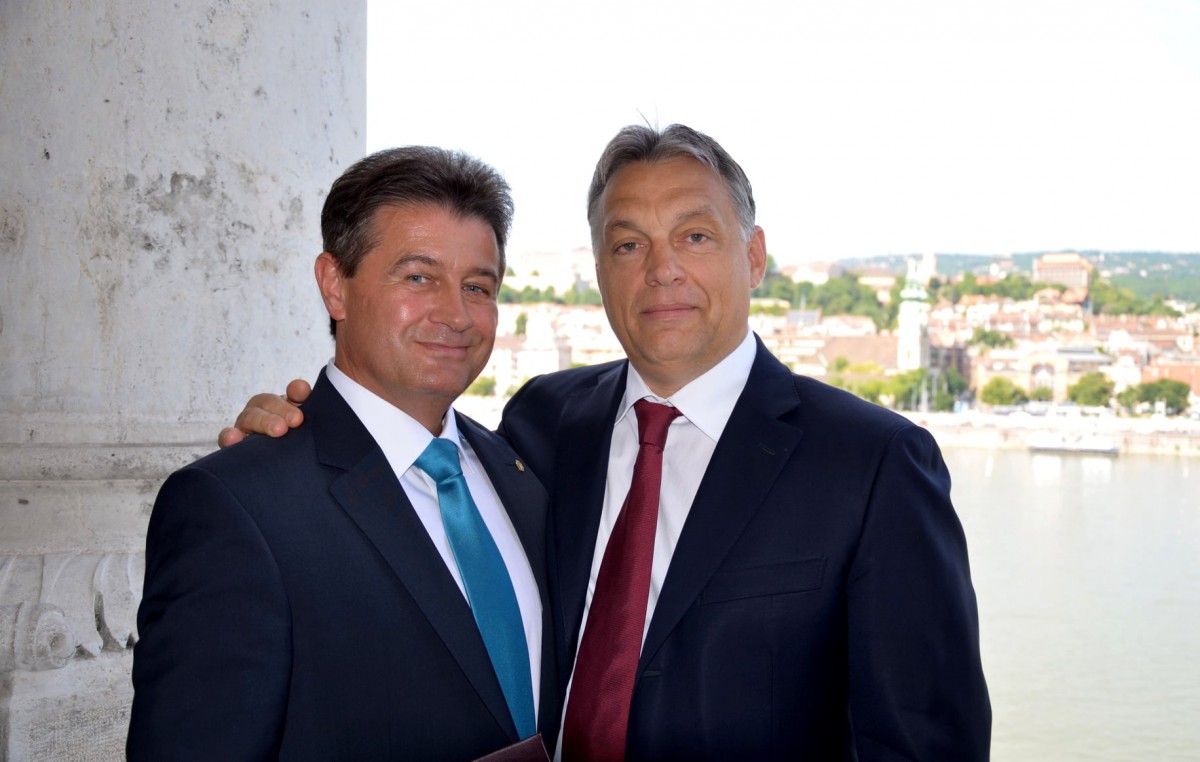 Tasó László és Orbán VIktor