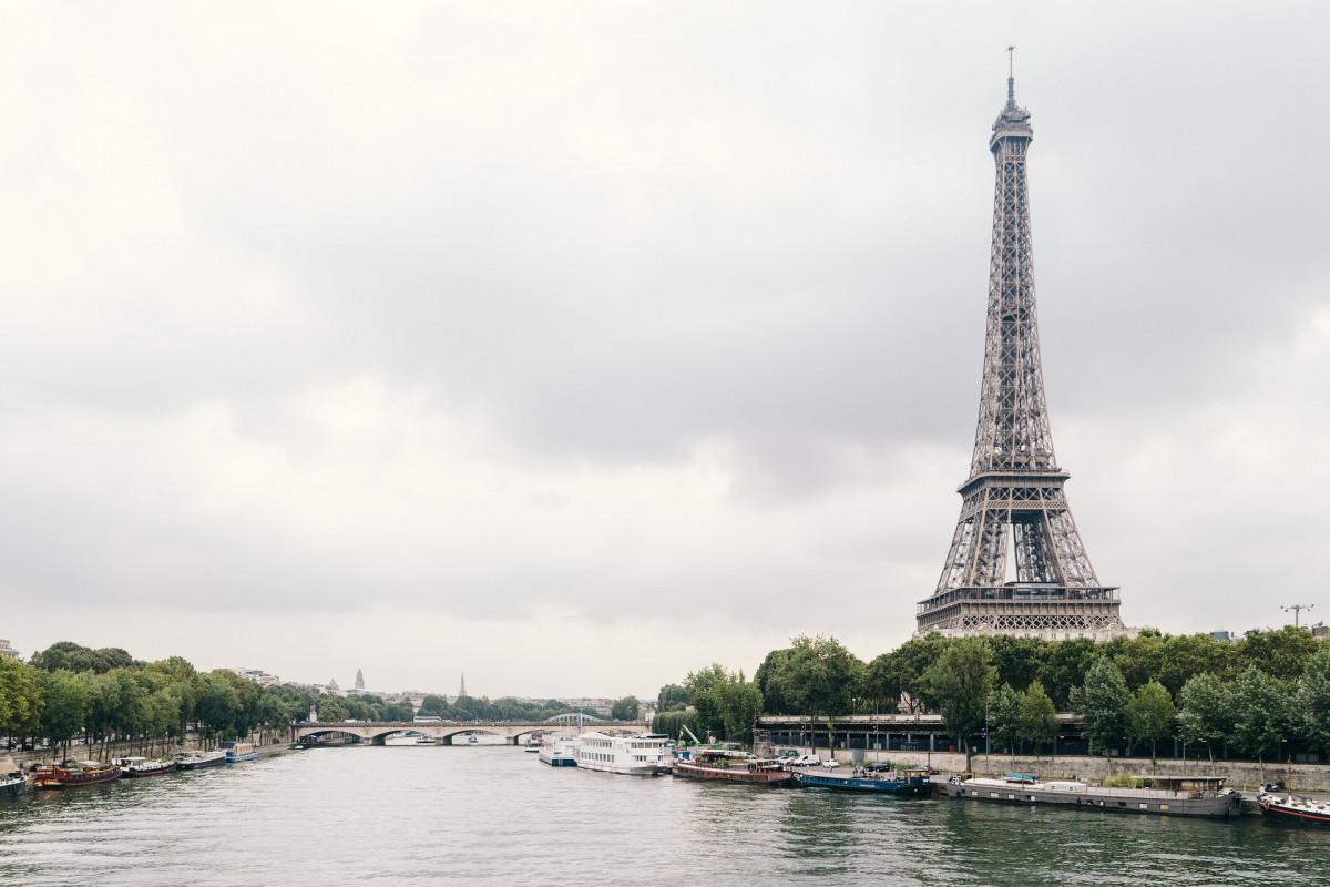 Eiffel torony, Párizs, Szajna folyó