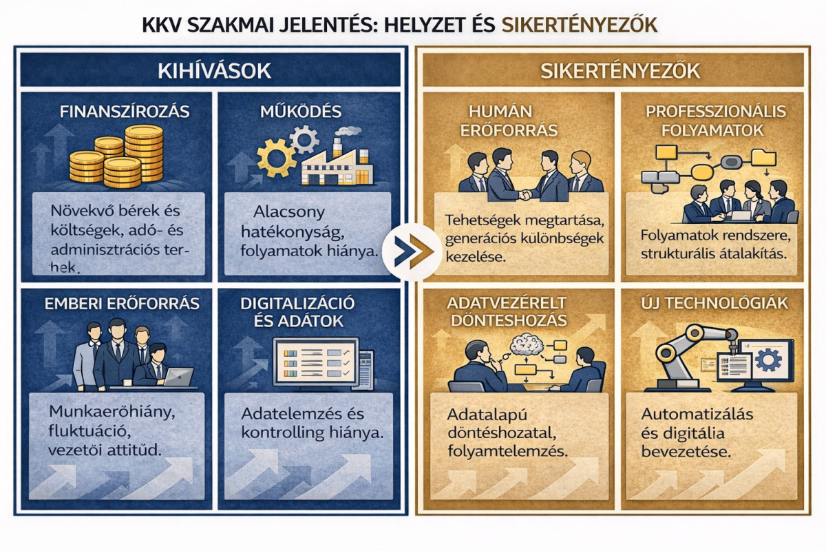 Visszafejlődő digitalizáció, gyenge hatékonyság jellemzi a hazai kkv-szektort